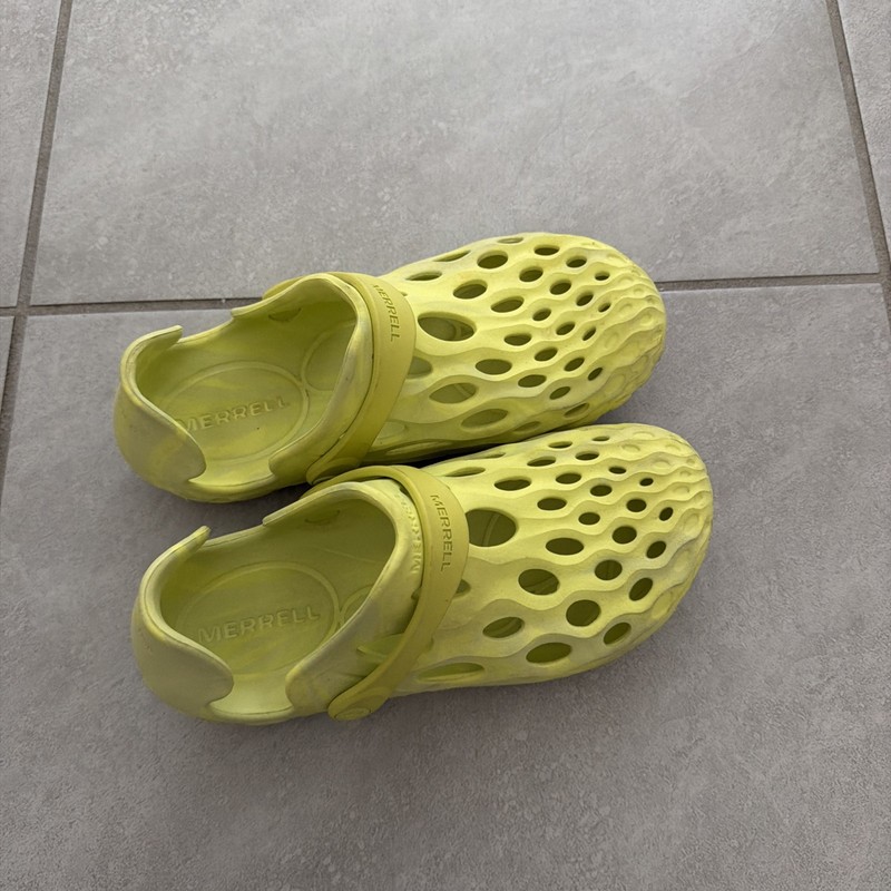 Merrell Hydro Moc Lime Green/Yellow Neon Men's Size 4,5 Women’s 6 gallery