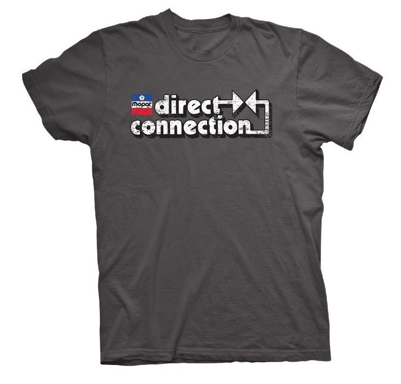 CHECKERED FLAG SPORTS MOPAR DIRECT CONNECTION MEN’S CHARCOAL TEE SHIRT 99430