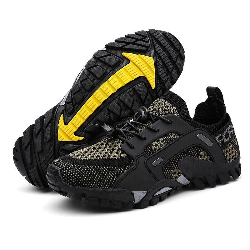 Mens Waterproof Quick Dry Athletic Non-slip Hiking Sports Shoes Outdoor Sneakers gallery