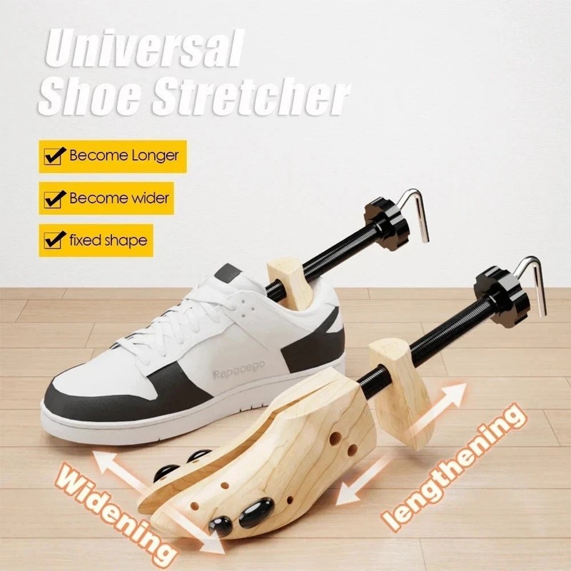 2-Way Wooden Adjustable Shoe Stretcher Expander Men Women Boot Size US 5-13 gallery