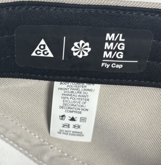 Nike ACG Fly Unstructured Cap 5 Panel Hat Photon Dust Grey Size M/L IH8673-025 gallery