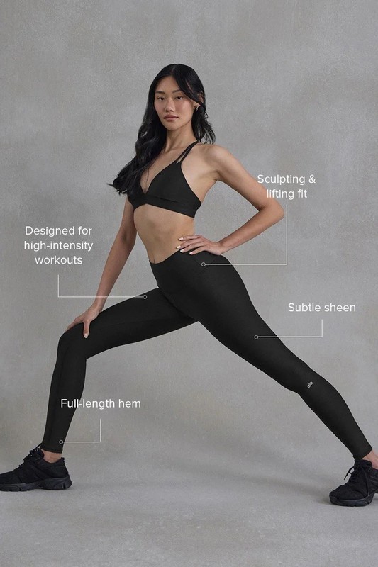 Alo High-Waist Airlift Legging - Black / Size S gallery