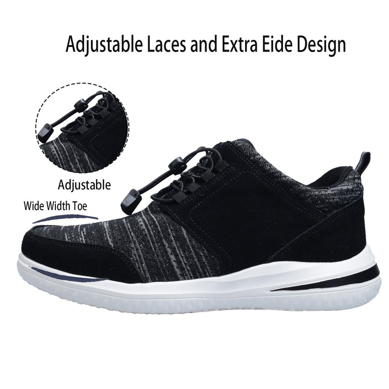 Men's Walking Shoes Diabetic Swollen Feet Arch Support Plantar Fasciitis Shoes gallery