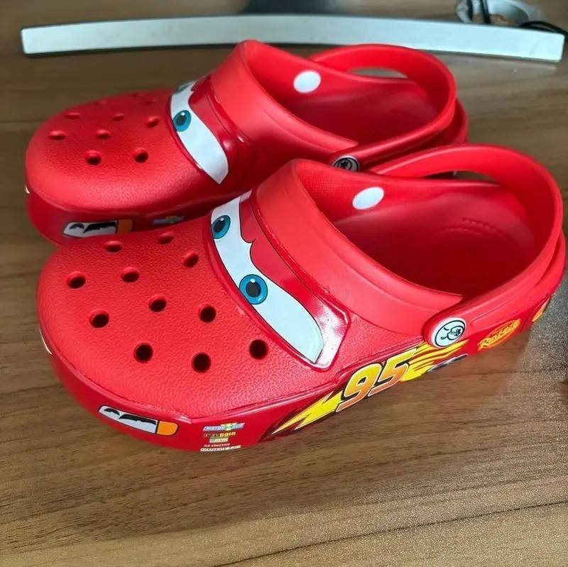 NEW Crocs Lightning McQueen Clog Adult Shoe Limited Classic Disney No Lightup gallery