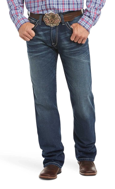 Ariat Men’s M4 Adkins Turnout Stretch Boot Cut Jeans 10021767 34/32