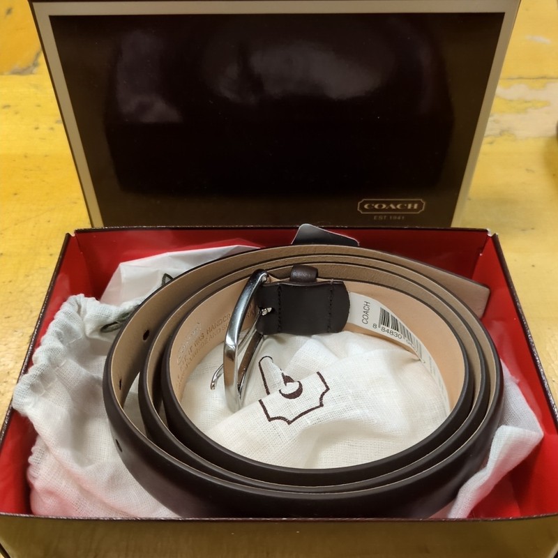 Coach Feather Edge Bridle Belt 38