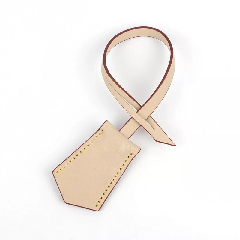 Handmade Real Vachetta Cowhide Leather Luggage Key Bell Tag Handbags Accessory