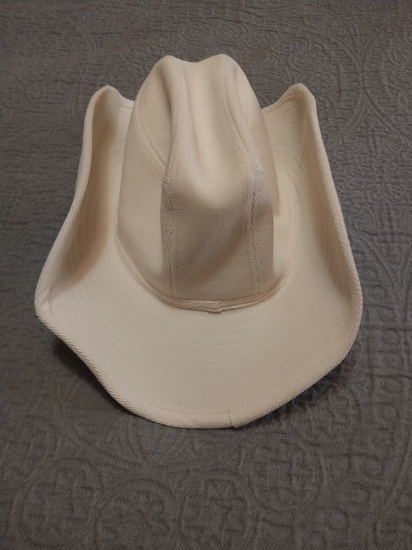 Wyeth Ivory Corduroy Cowgirl Hat Sz. 0/S 100% cotton Spot clean only Western gallery