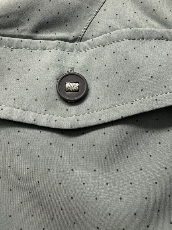 Vuori Men's Gray Polka Dot Board Shorts Size 32 Drawstring Waist Swim gallery