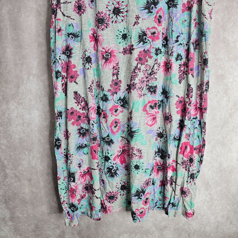 Bonprix Floral Sleeveless Tunic Top Women’s XL Multicolour Cotton Summer gallery