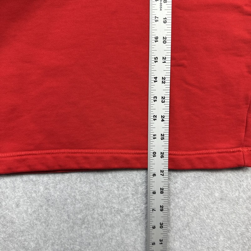 Nike Sweatshirt Small Red Wraparound Swoosh Leopard Oversized Casual Comfort gallery