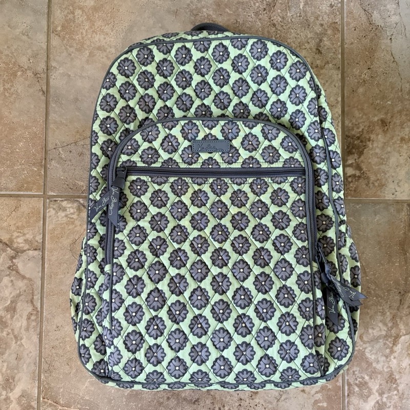 Vera Bradley Campus Backpack Nomadic Blossoms Retired Adjustable Flower Purple
