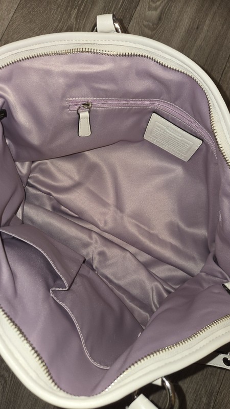 Coach Madison - White Lasercut Satchel gallery