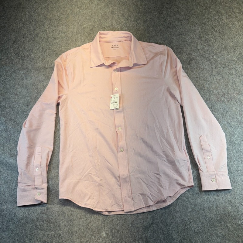 J.Crew All-Day Size Small Performance Jacquard Shirt Men’s KF9830 RWJ Unique