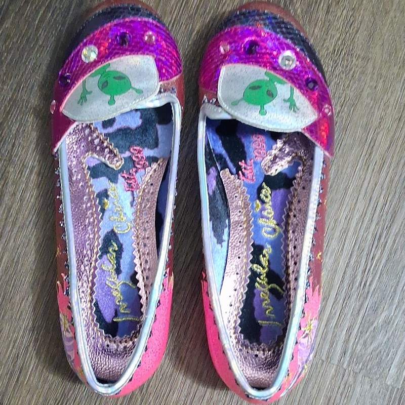 Irregular Choice“We Come In Peace Pouch with matching shoes (flats) gallery