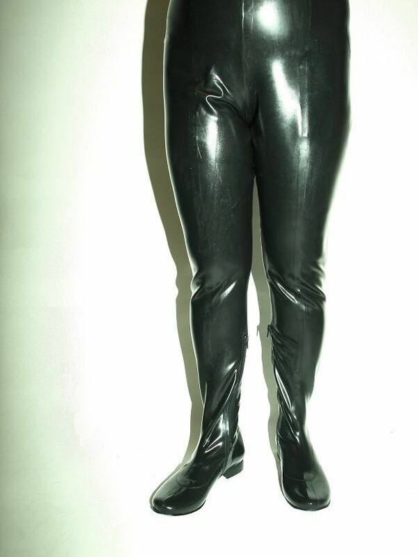 Flat Latex Rubber Trousers Boots 42 43 44 45 46 47 Bolingier Poland FASHION STYL gallery
