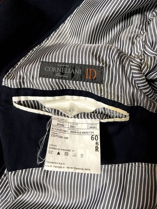 women Corneliani blazer navy knit 46 gallery