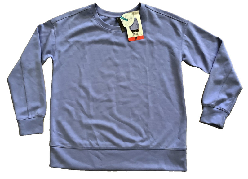 Mondetta Medium Scuba Crewneck Sweatshirt Soft Fleece Recycled Polyester