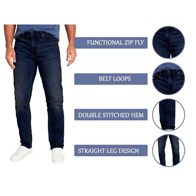 Men's Flex Stretch Slim Straight Jeans (Sizes, 30-42) gallery