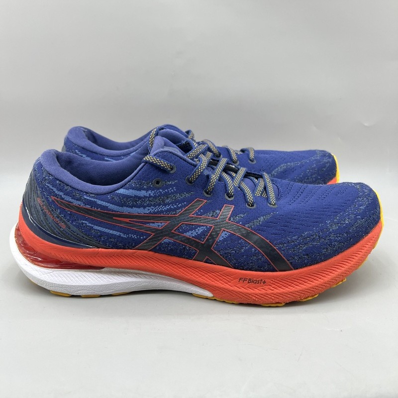 Asics Gel Kayano 29 Running Sneakers Men Size 12 Blue Red Comfort Low Top Shoes
