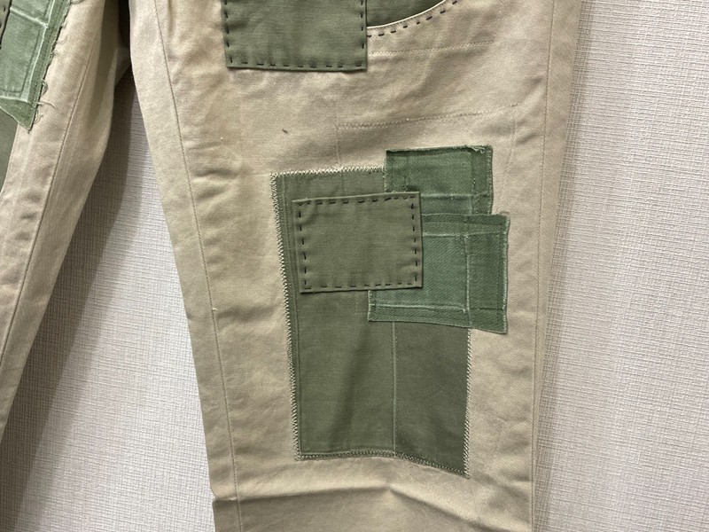 Polo Ralph Lauren Chinos, Size W32, Repaired and Customised, Beige gallery
