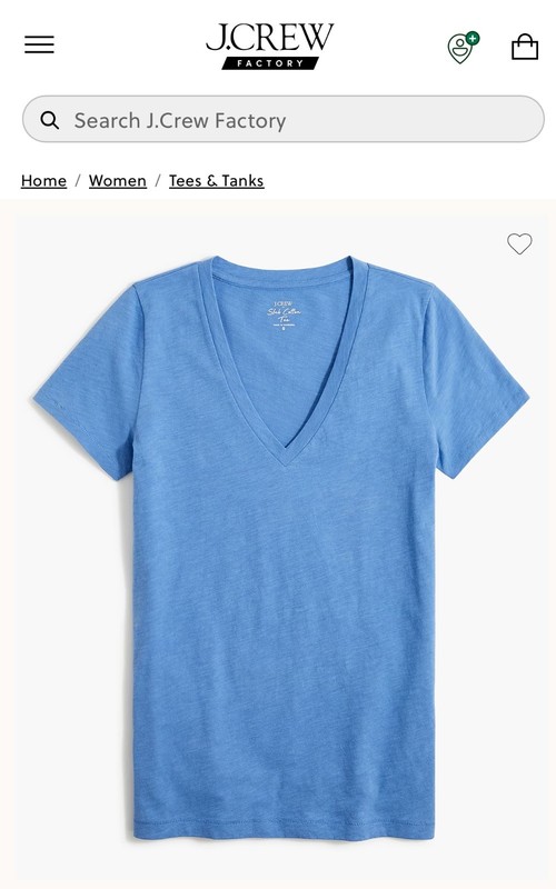 New S size J.Crew Slub 100% cotton white V Neck Tee t-shirt gallery