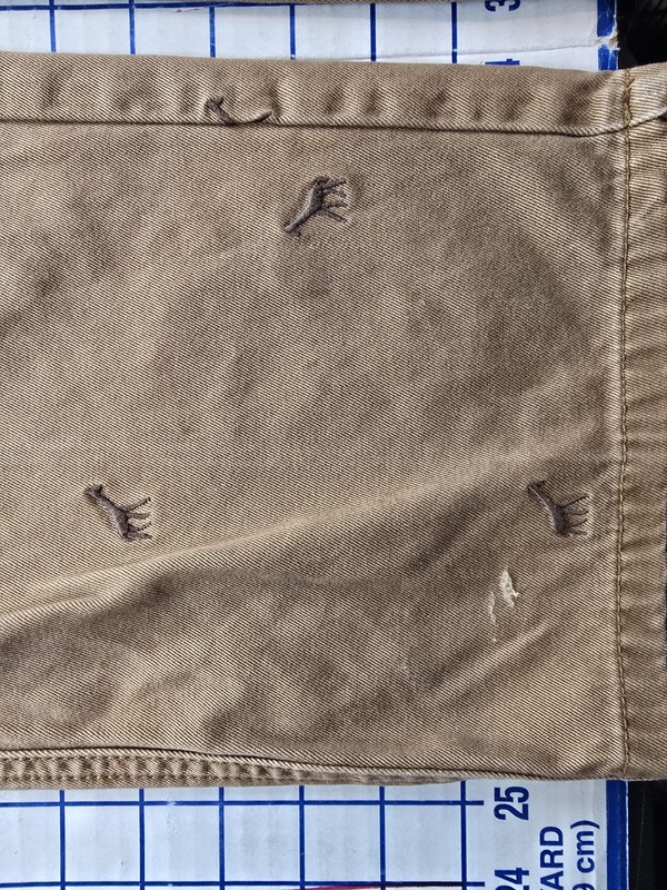 LRG Giraffe Embroidery Cargo Pants Mens 40x30 Brown Preppy Workwear Used Fair gallery