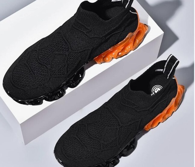 MEN'S BLADE PORAMEA ATHLETIC LACELESS RUNNING💨MESH HARD RUBBER SIZE 12 SHOES🔥 gallery