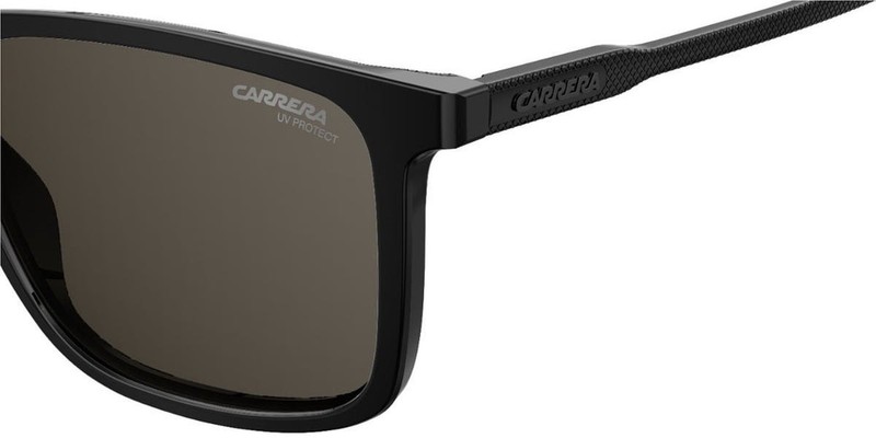 Black Slim Modern Square Sunglasses W/ Spring Hinges CA231S 0807 IR gallery
