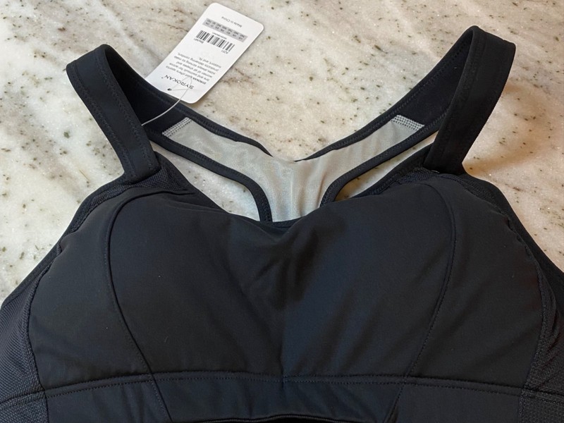 NEW Syrokan High Impact Running Sports Bra A251 Size 34D Wireless Racerback