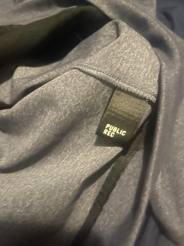 Public Rec All Day Everyday Jacket Mens Large Blue Performance Full Zip EUC L gallery