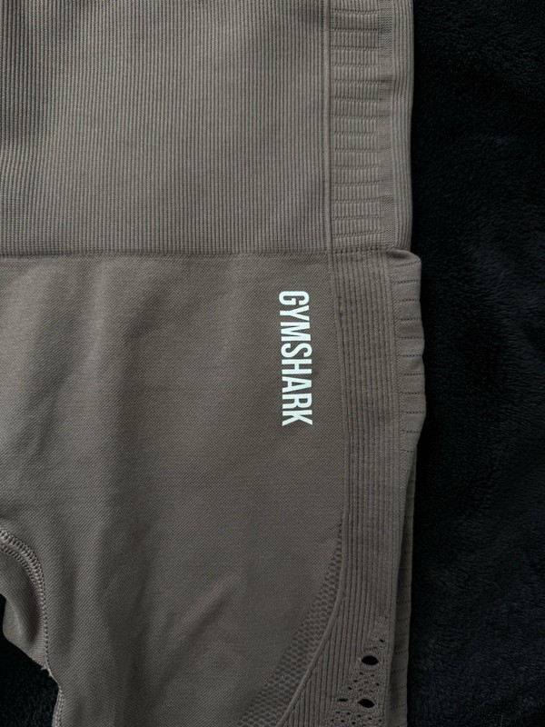 Gymshark Vital Seamless High Rise Compression Capri Leggings Gray Womens S