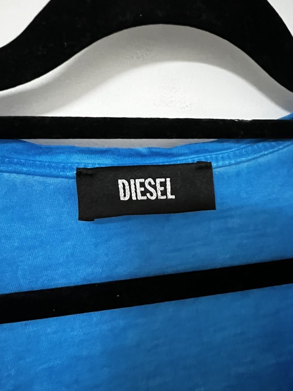 Diesel Beach Cover Up Tunica Light Blue Black M gallery