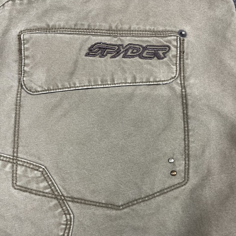 Spyder Venom Cargo Shorts Mens Large Hiking Paratrooper Military Heavy Khaki gallery