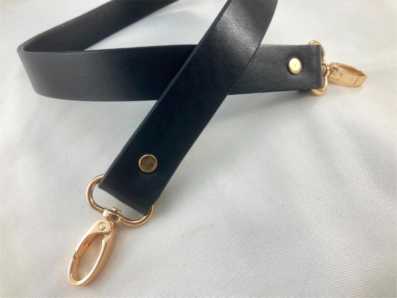1" Cowhide Leather Cross Body or Shoulder Purse Bag Replacement Strap 8 lengths gallery
