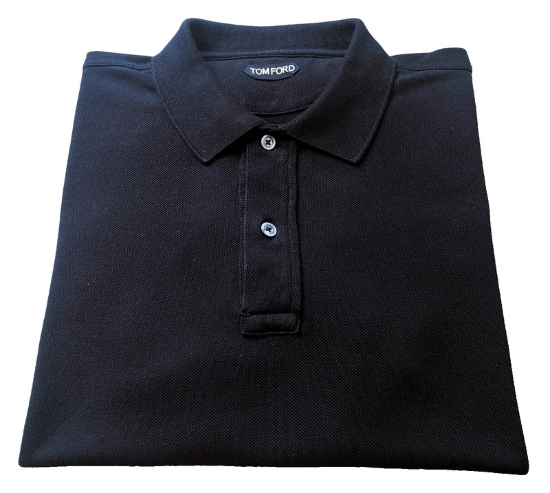 Tom Ford: Very High Quality Classic Black Designer Polo Shirt (Excellent Condition)!