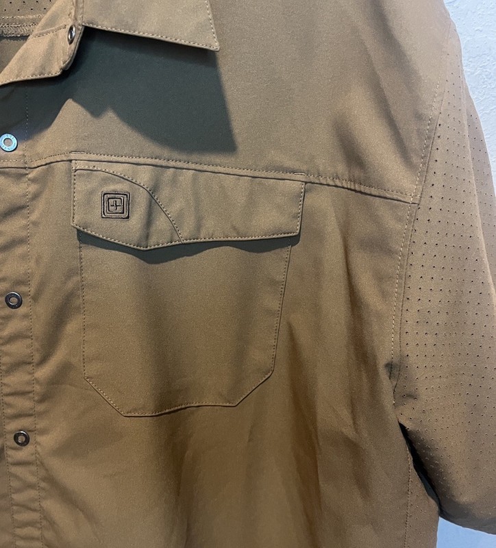 5.11 Tactical Freedom Flex Modern Slim Fit Short Sleeve Button-Down size 2XL gallery