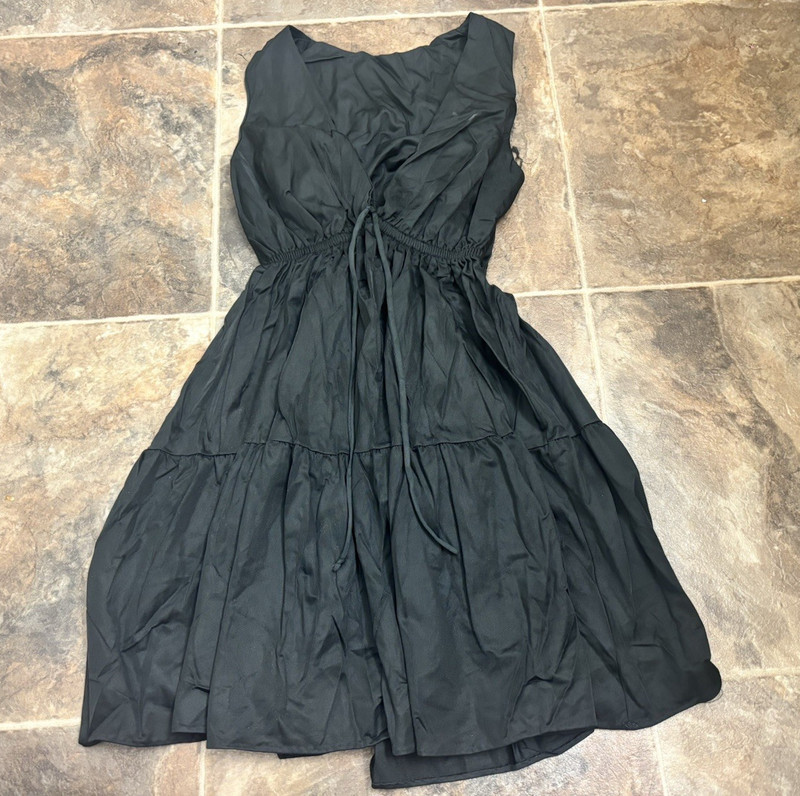 black vintage dress