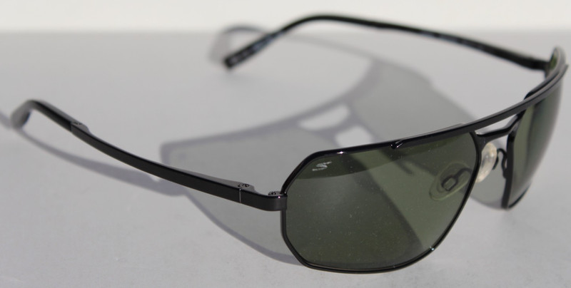 SERENGETI Hinkley POLARIZED Sunglasses Shiny Black/Saturn 555nm SS570003 NEW gallery
