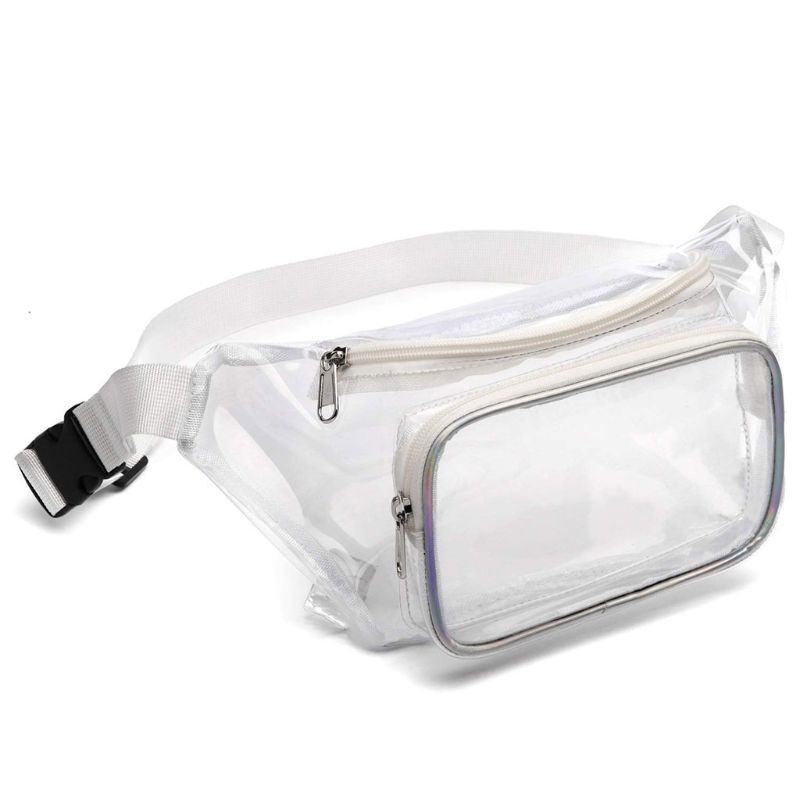Women Transparent Waist Fanny Pack Belt Bag Travel Hip Bum Small Purse Chest Pho gallery