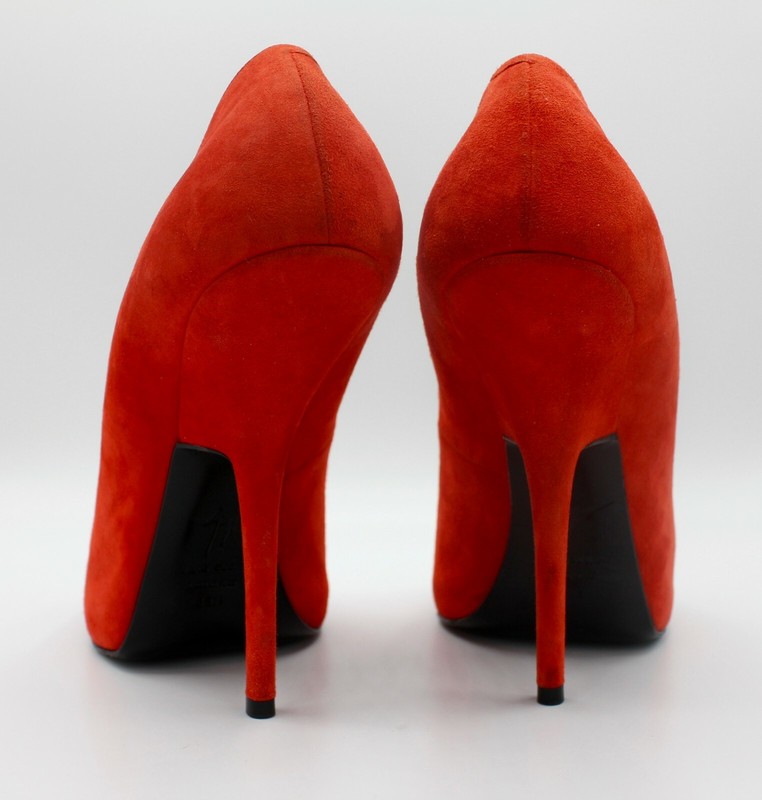 Designer Giuseppe Zanotti Alien Heel High Heels shoes Orange EUR39 gallery