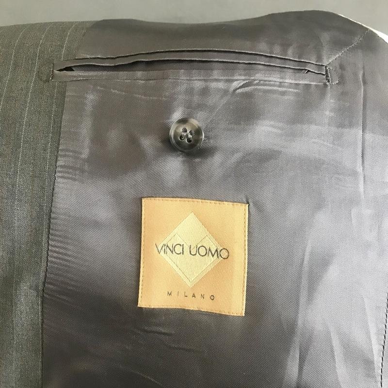 Men Vinci Uomo Blazer Grey Wool 40 /L / 48 gallery