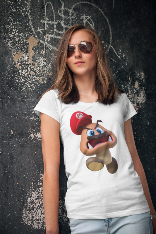Super Mario Odyssey Goomba T-Shirt Unisex Funny Adult Nintendo Switch Sizes New gallery