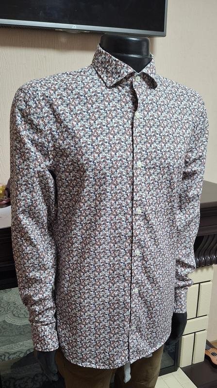Men Riley shirt white cotton 38/M/46 gallery