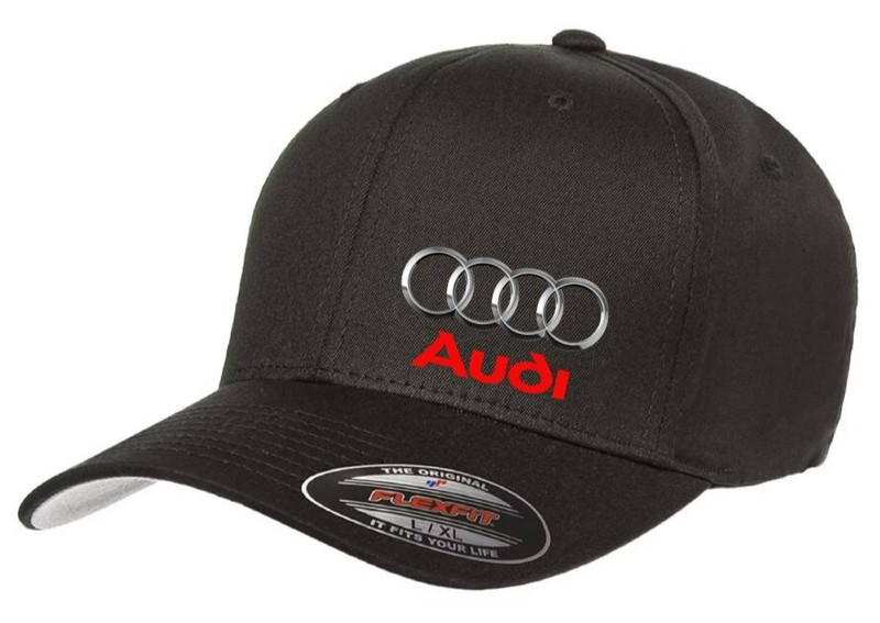 Audi Motor A3 A4 A5 A6 A7 R8 RS6 Q3 Cap 5001 Flexfit Baseball Hat S/M and L/XL