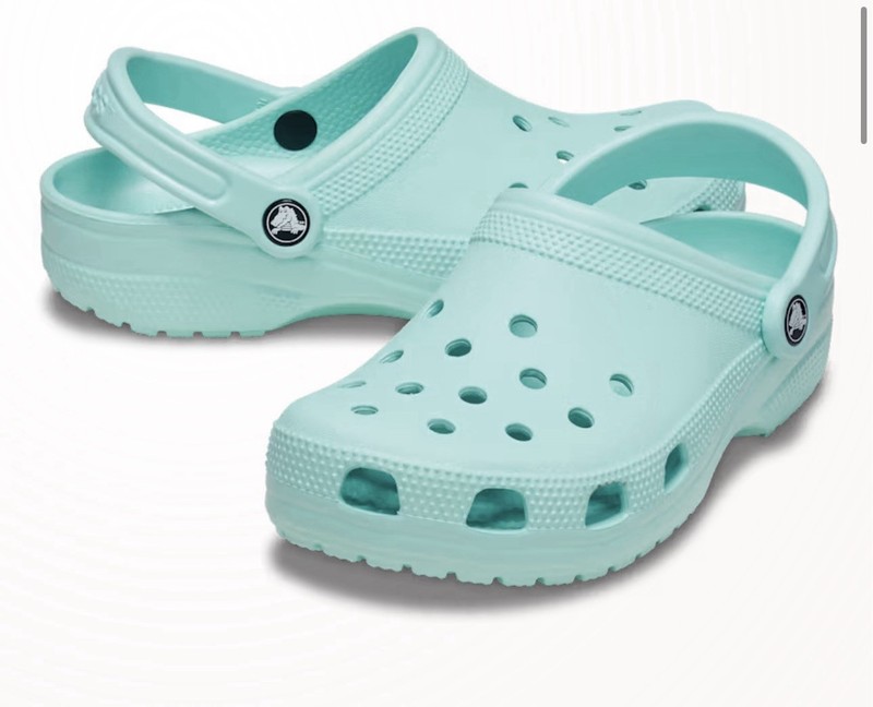 🐊 Crocs Classic Mint Green 4M/6W Men’s Slip-On Lightweight Comfort Rubber 🐊