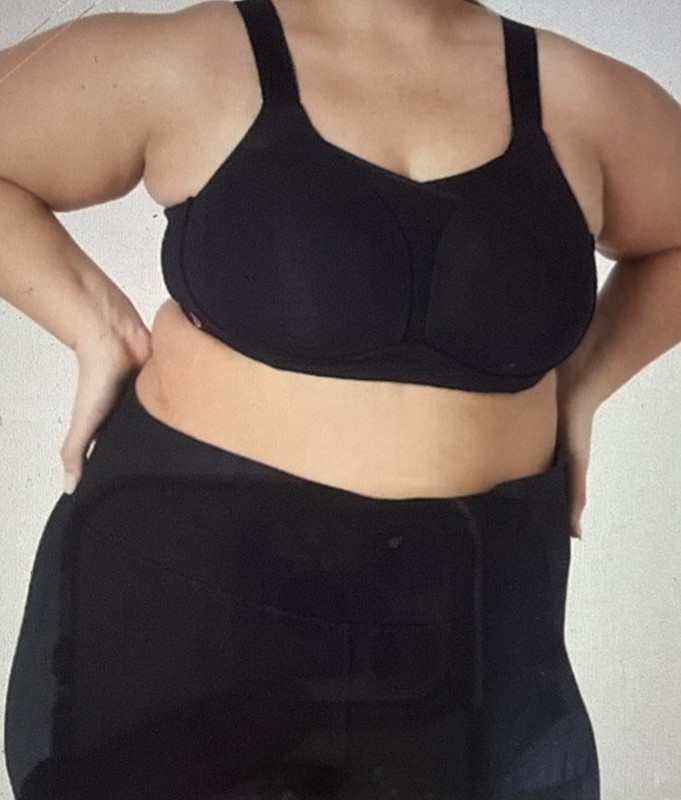 Lane Bryant LIVI 44D Active Medium-Impact Wicking Wireless Sport Bra