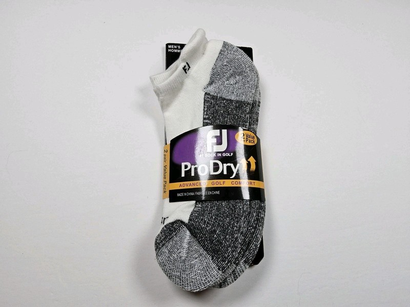 FootJoy Men’s ProDry Advanced Golf Comfort Socks Cushioned 2 Pairs Ankle Sz 7-12