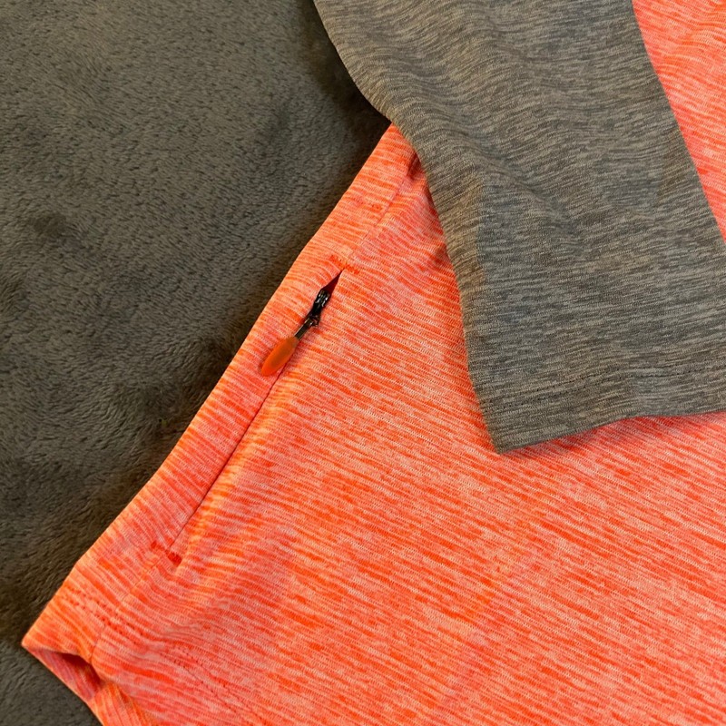 Under Armour HeatGear Fitted Running Hoodie Top Long Sleeve Coral Womens Small gallery