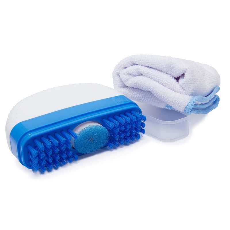 Moneysworth and Best Shoe Scrub Kit | Cleaning Solution and Microfiber Cloth gallery